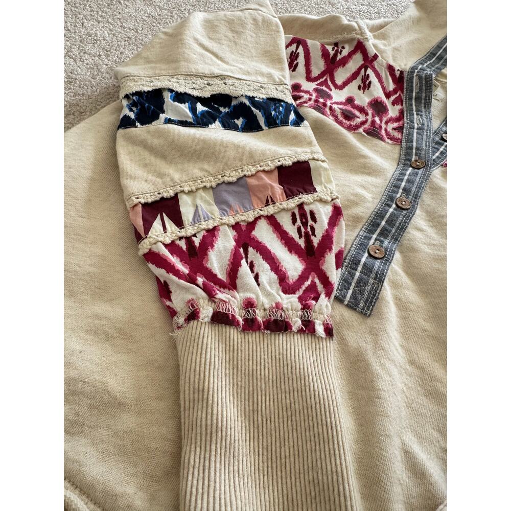 Pilcro crafted button front pullover NWT - image 5